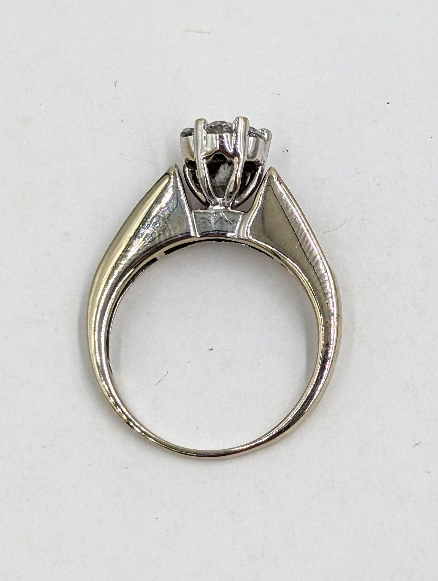 14Kt White Gold Ring (customed style)