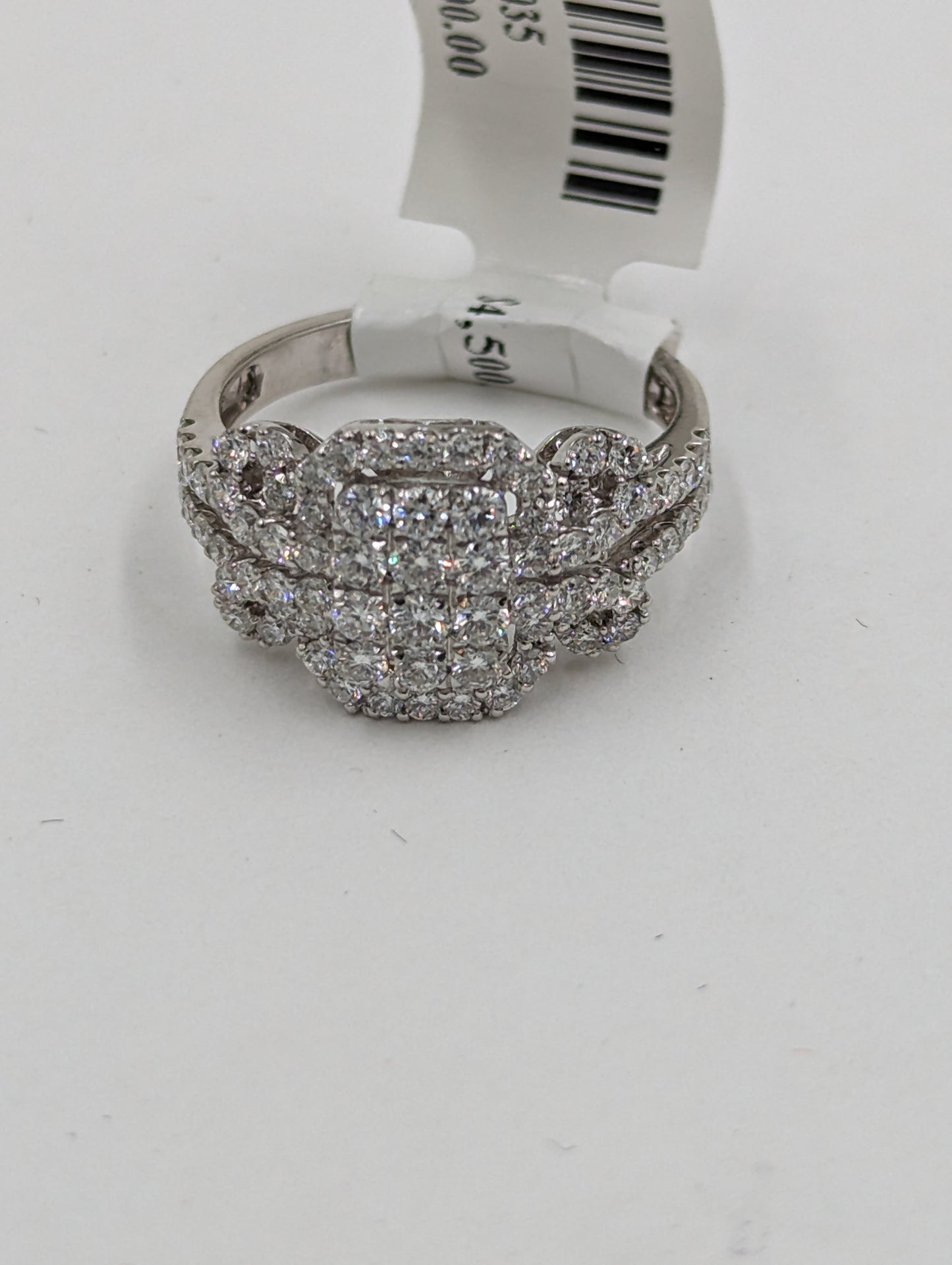 14Kt White Gold Engagement with diamonds